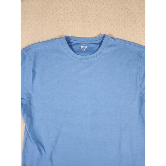 Falls Creek Shirt Mens Medium M Regular Fit Cotton Short Sleeve Crew Neck - Picture 2 of 12